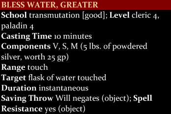 Bless Water Greater
